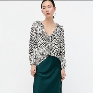 J Crew Heart Blouse